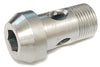18mm Banjo Fitting Kit, Banjo to -6 AN flare male, M18 x 1.5, Long Nose AN6