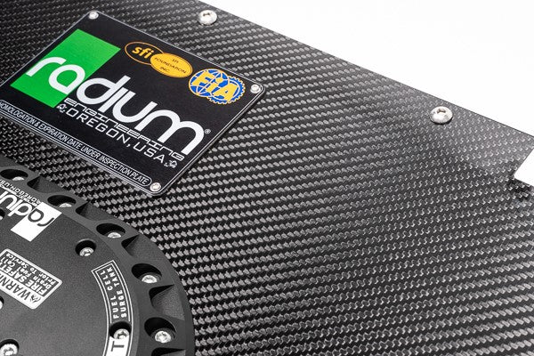 Radium Dry Carbon Fiber Fuel Cell Lids