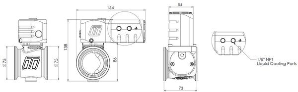 Electronic StraightGate eSG50 External Wastegate