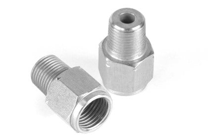 M10 x 1.0 to 1/8 BSPT Adaptor Thread: M10 x 1.0 Female to 1/8BSPT Male