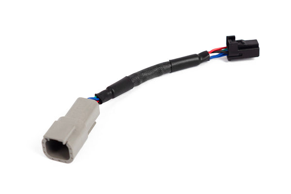 Haltech 3in CAN Adaptor Cable DTM-4 Female Receptacle/Socket to 8 Pin Black Tyco