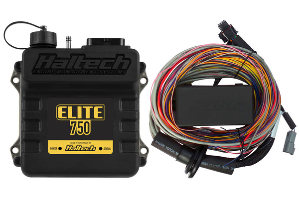 Haltech Elite 750 + Premium Universal Wire-in Harness Kit Length: 5.0m (16') HT-150605