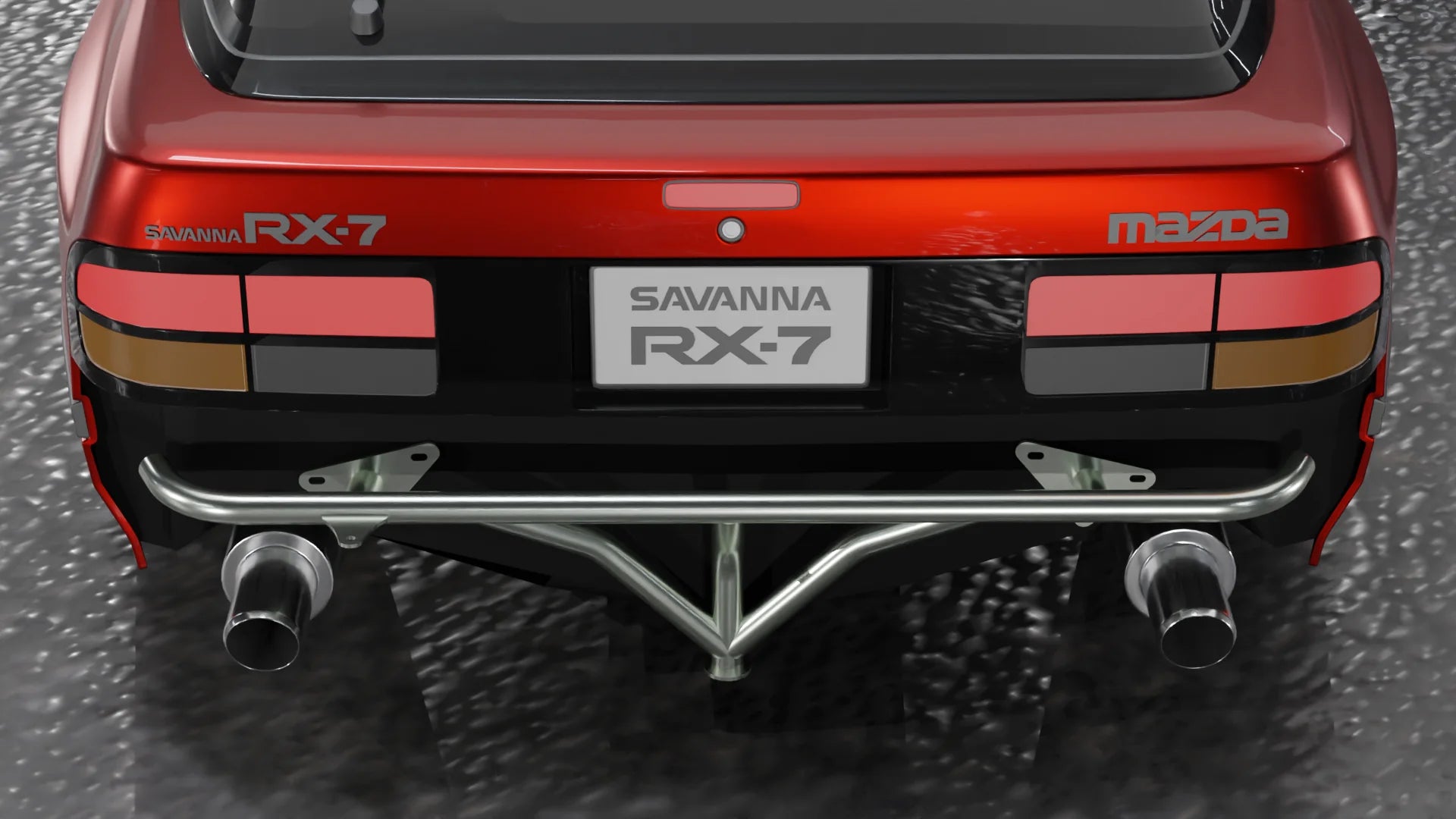 TFF Mazda RX-7 FC - Rear Standard Bash Bar